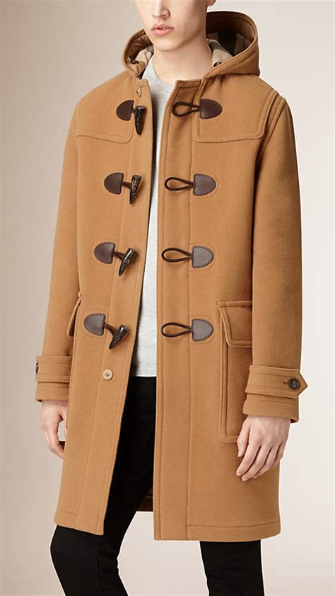 burberry wool blend oversized duffle coat|Burberry duffle coat for women.